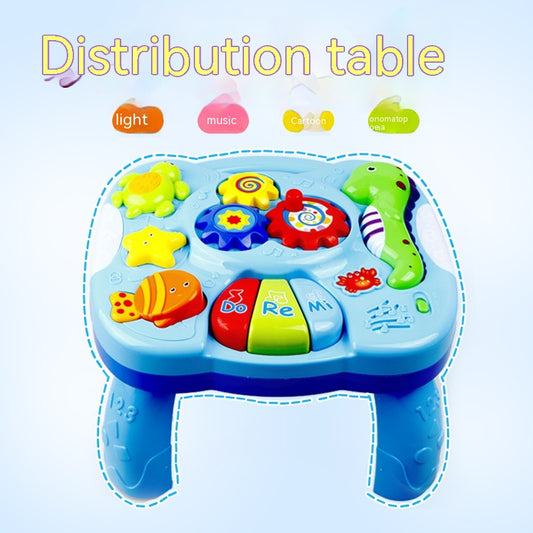 Early Education Study Table Light Music Marine Animal Study Table Parent-child Interaction Cognitive Toy - globaltradeleader