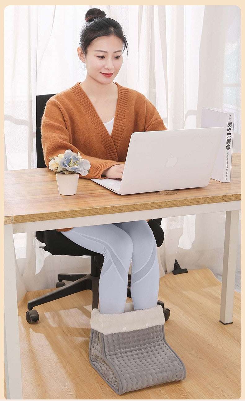 Office Plug-in Heating Mat Bedroom Foot Warmer - globaltradeleader