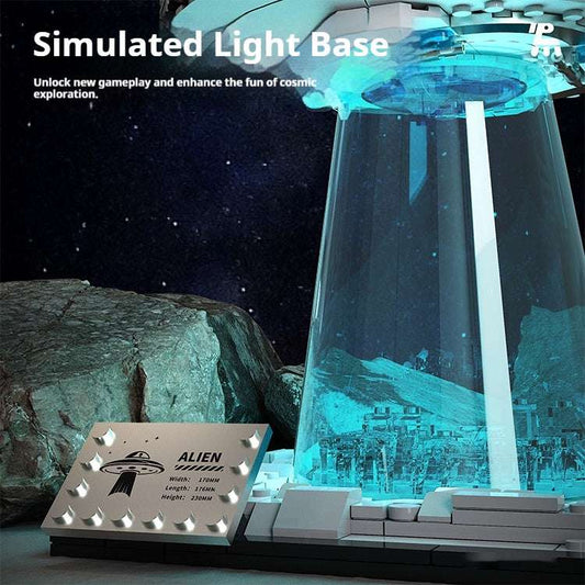 UFO Universe Building Blocks Alien Spaceship Man Assembled Toys - globaltradeleader