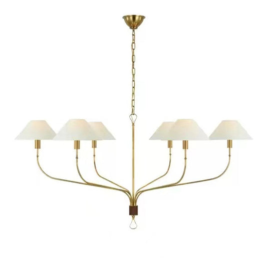 Retro Copper Industrial Style Four-head Chandelier Simple - globaltradeleader