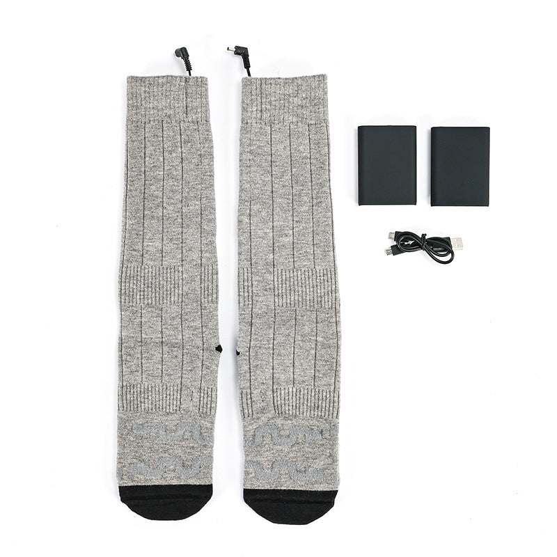 Ski Warm Charging Invisible Heating Socks - globaltradeleader