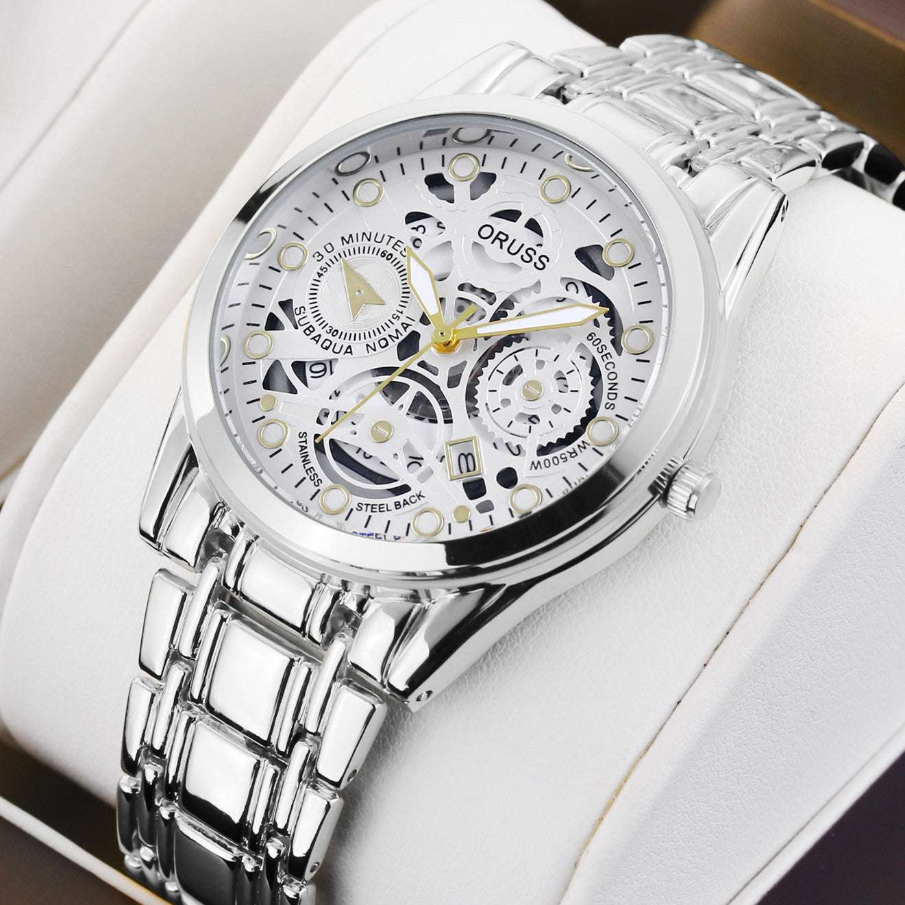 Quartz Watch Automatic Movement Hollow - globaltradeleader