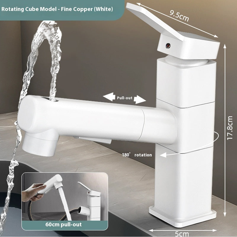 Pull-out Faucet Bathroom Wash Face Hand - globaltradeleader