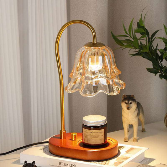 French Retro Bedroom Bedside Linglan Fragrance Lamp Wax Melting Lamp - globaltradeleader