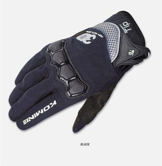Motorcycle Touch Screen Breathable Cycling Racing Locomotive Fall-resistant Summer 3D Gloves