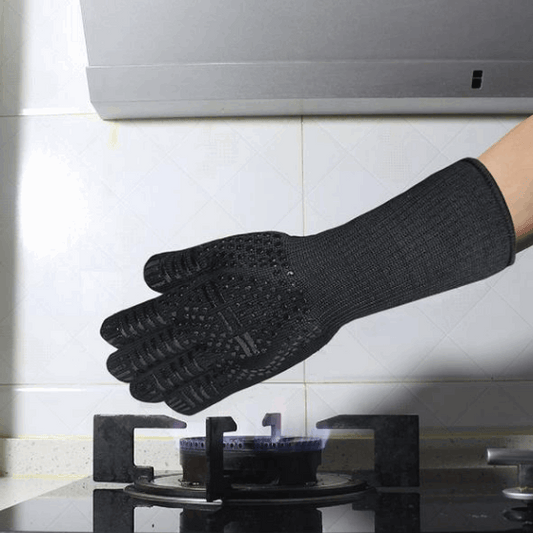 High temperature anti-scalding anti-cut insulation barbecue microwave oven gloves