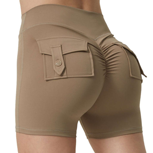 Pocket Fitness Sports Yoga Shorts - globaltradeleader