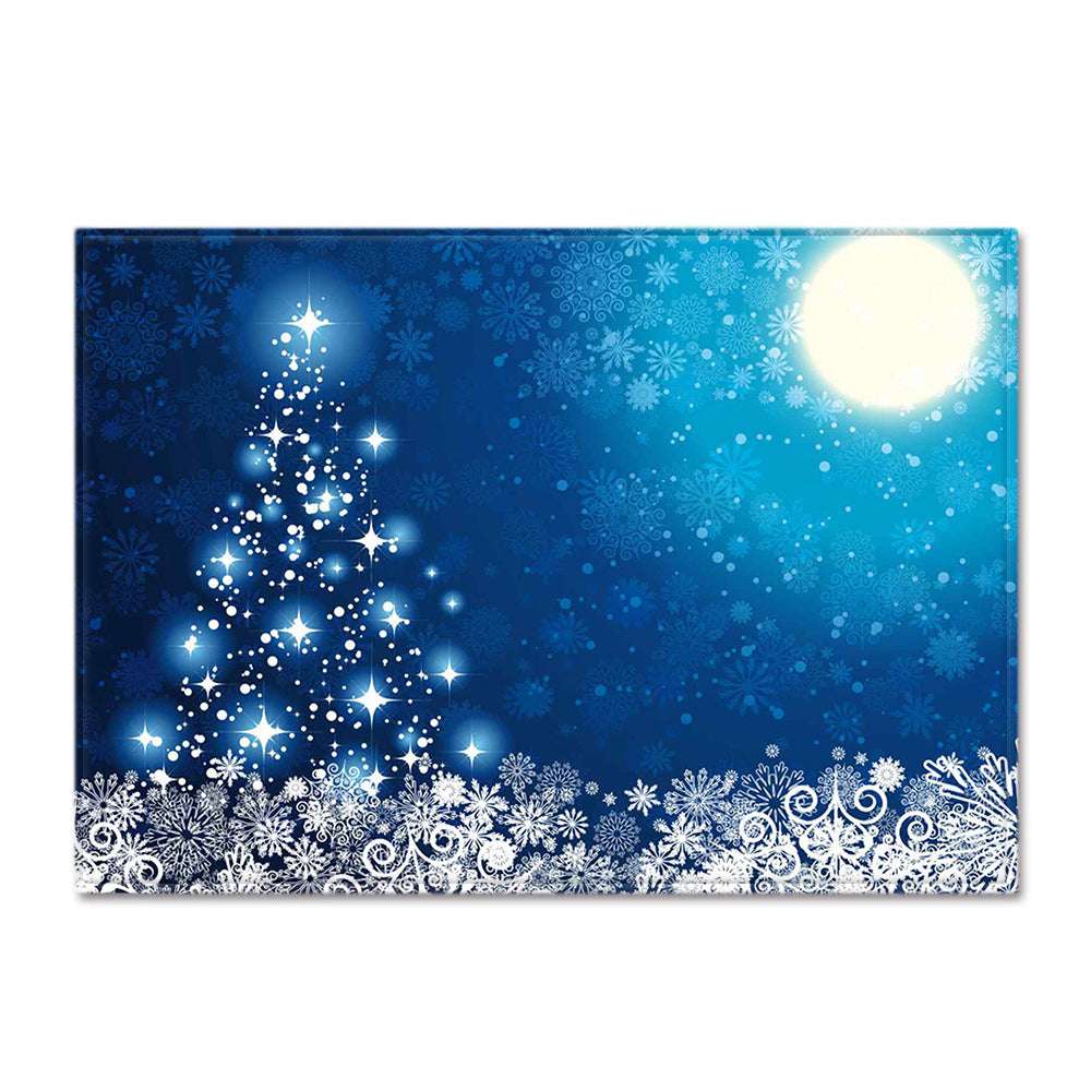 Christmas Living Room Floor Mat Bedroom Dining Room Carpet