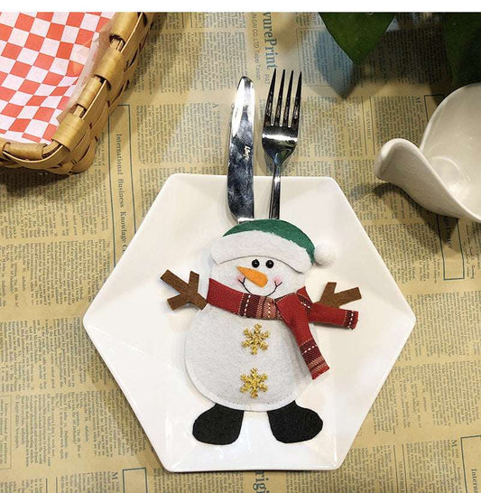Creative Christmas Decoration Supplies Table Knife And Fork Cover