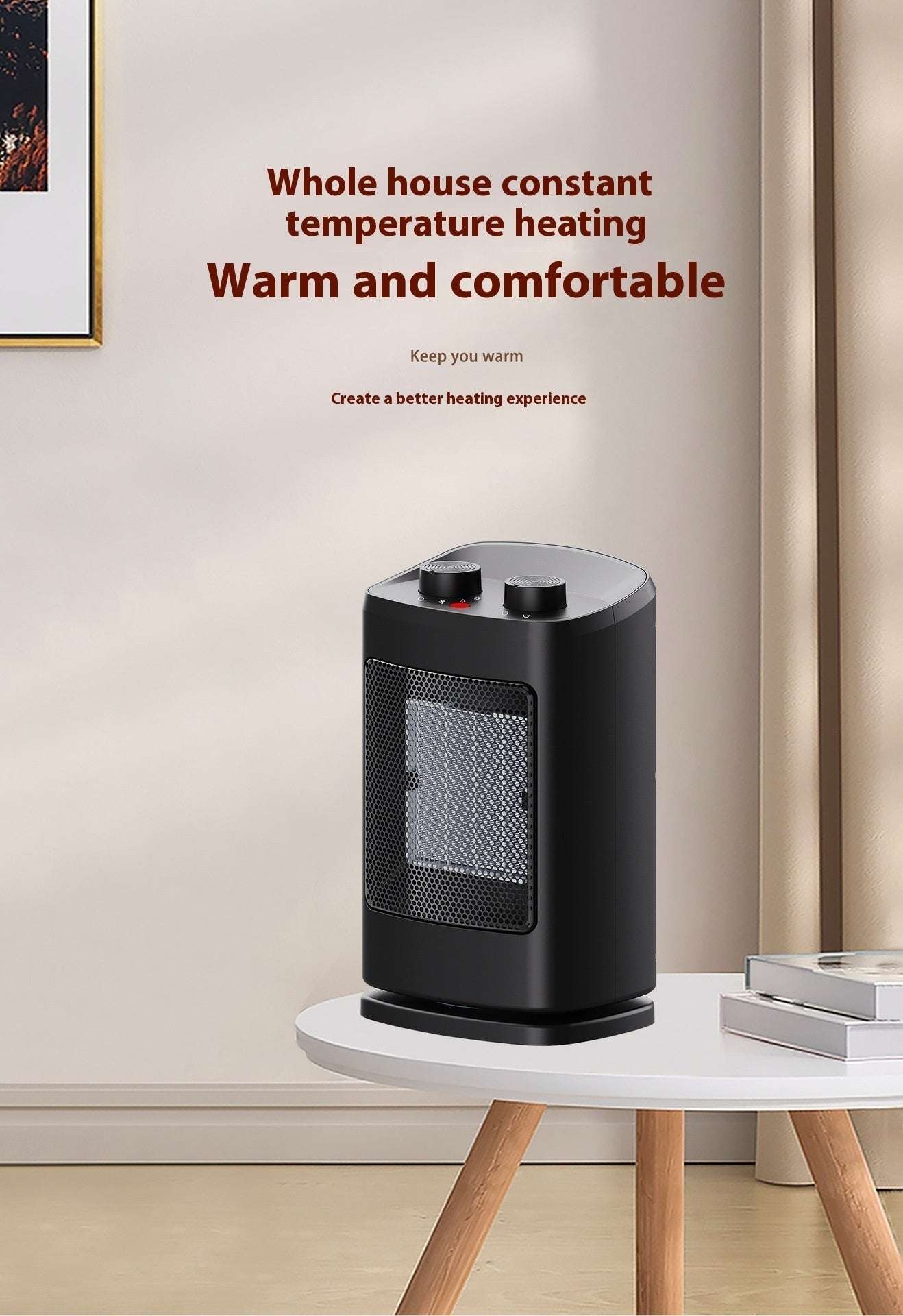 Heater Desktop Small Warm Air Blower PTC Ceramic Heating Electric Heater