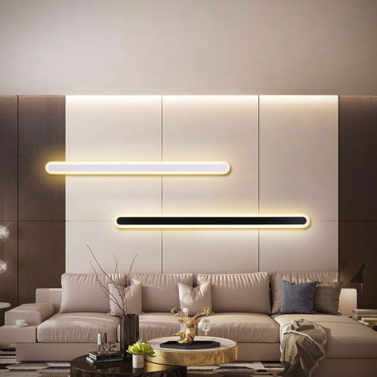 Simple and modern LED line wall lamp