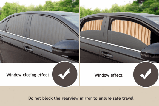 Magnetic Car Curtains Window Shade for Side Windows Baby Sun Shade Protection Adjustable Foldable Car Accessories