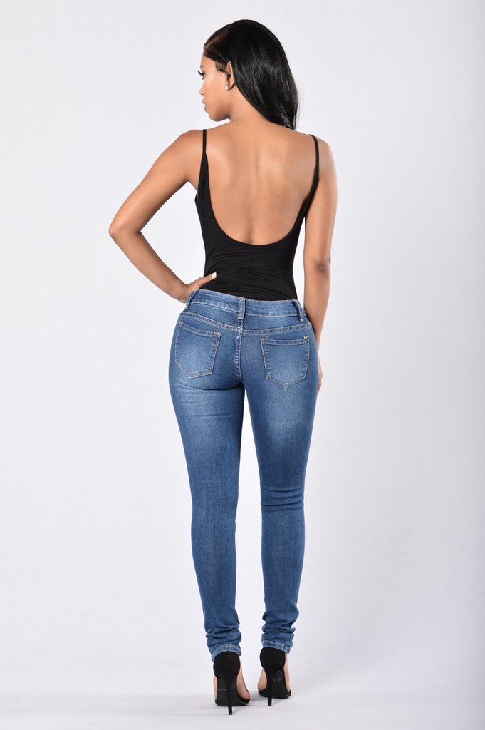 Women's Jeans Fashion Trend Ripped Denim Trousers Feet Pants - globaltradeleader