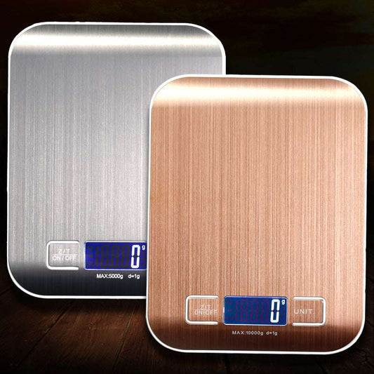 Rechargeable Flat Stainless Steel Kitchen Scale Electronic Scale Small Platform Scale - globaltradeleader