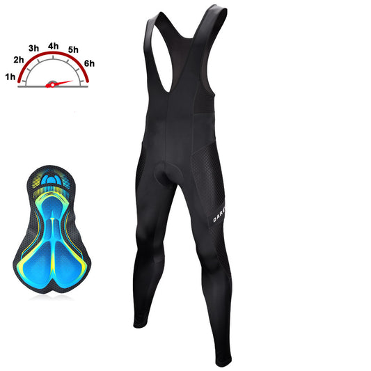 DAREVIE Pantalons De Cyclisme Hommes Gel Pad Long Bavoir Pantalon Cool Respirant Cyclisme Pantalon Rapide Pantalon 6 Heures De Trajet