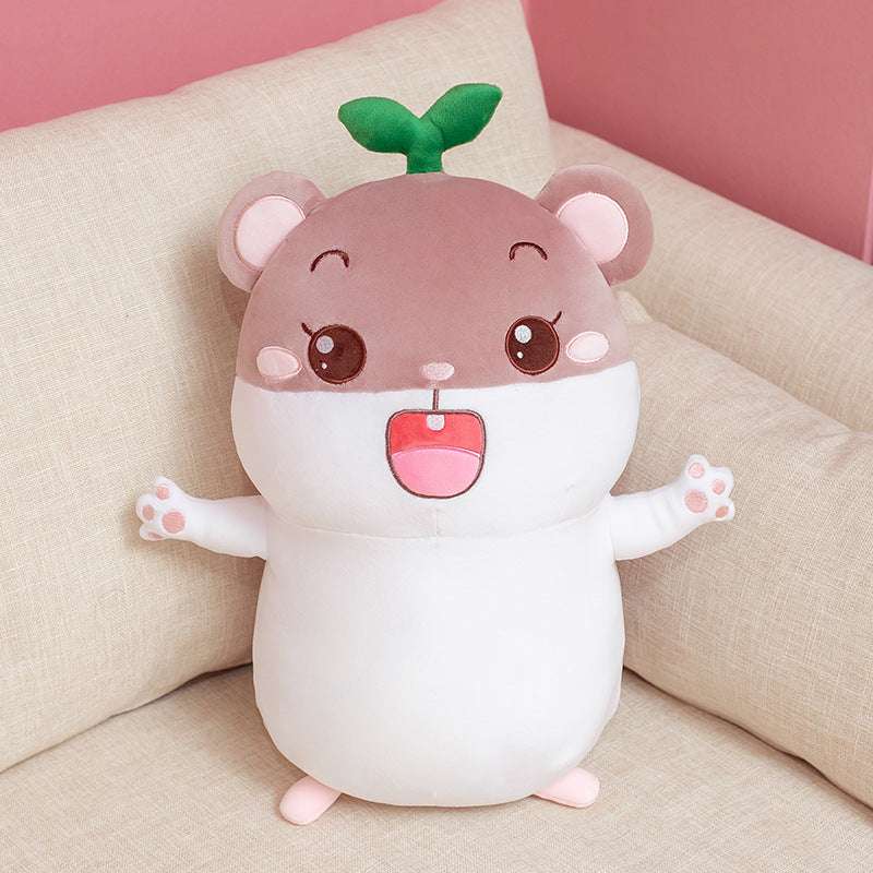 Soft Down Cotton Small Hamster Flute Doll Plush Toy