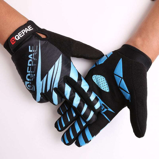 Cycling gloves full finger breathable silicone