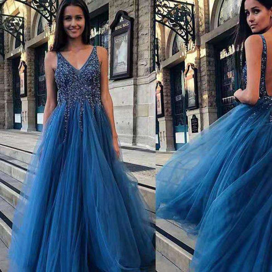 Deep V Club Wedding Dress Slim Women Dresses Office Printing - globaltradeleader