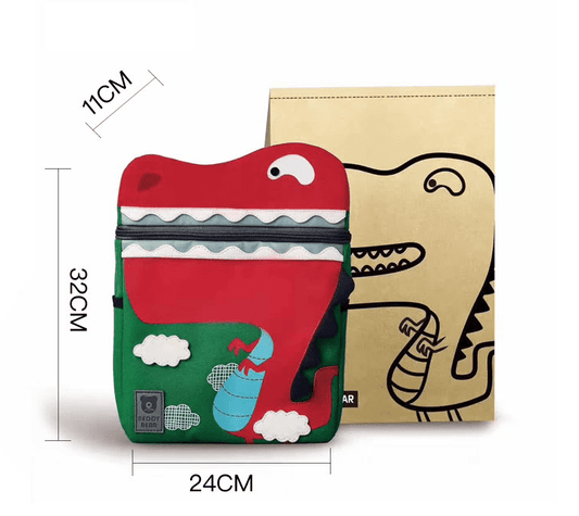 Children's kindergarten Oxford cloth shoulder bag Korean version of the dinosaur cartoon animal backpack