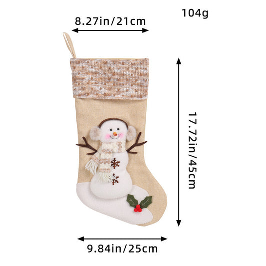 Christmas Decorations Large Christmas Socks Gift Bag - globaltradeleader