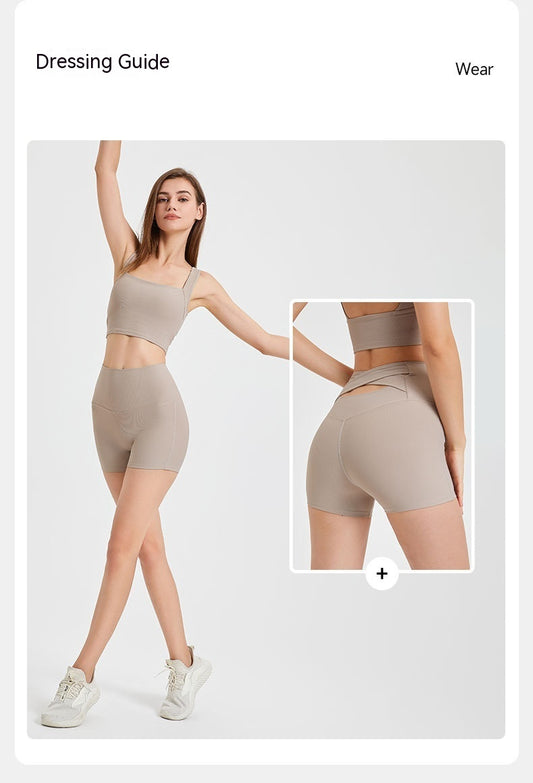 Beauty Back One-piece Sports Underwear Fixed Cup Yoga Bra Running Quick-drying Shockproof Fitness Vest - globaltradeleader