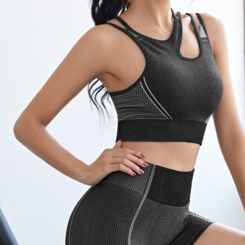 Yoga Fitness Knitted Nylon Quick-drying Breathable Exercise Running Clothes - globaltradeleader