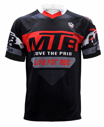 Cycling And Mountain Bike Short-fitting And Breathable Cycling Jersey