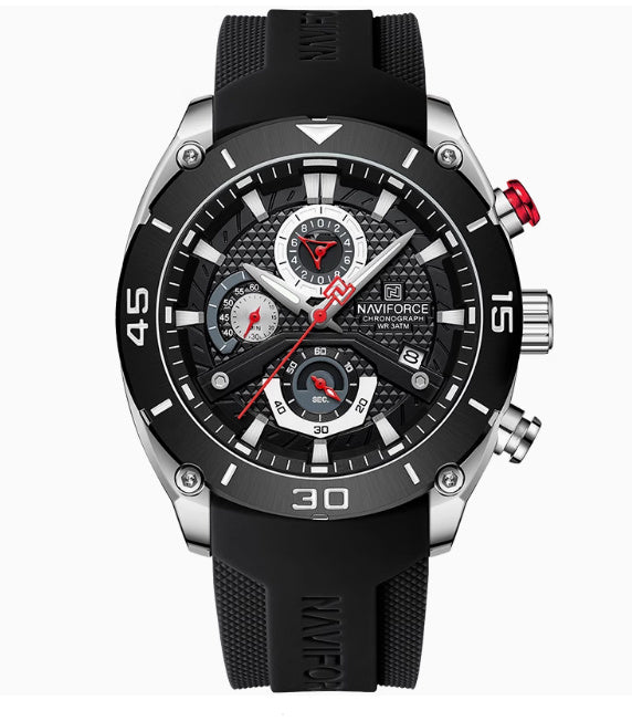 New Youth Outdoor Sports And Casual Silicone Band Color Watrproof Watch - globaltradeleader