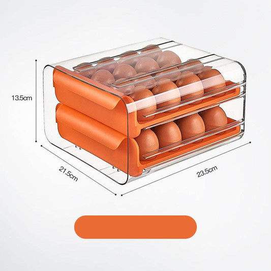 Egg Carton Drawer Type Fresh-keeping Storage Box