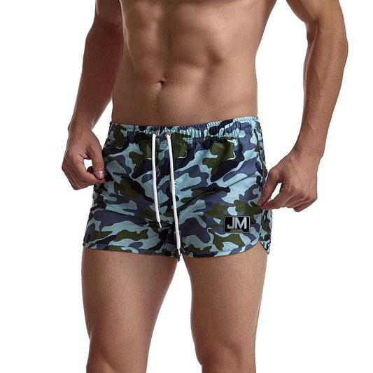 Men's Rainbow Print Beach Sports Shorts - globaltradeleader