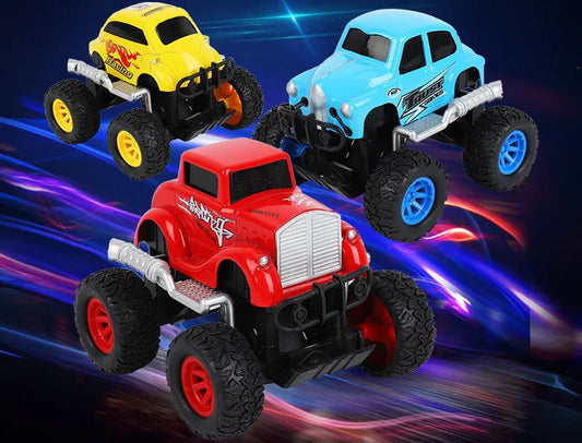 2022 Wholesale Cross-border Alloy High-bottom Bigfoot Climbing Car Children's Pull Back Off-road Vehicle Stall Toy Car - globaltradeleader