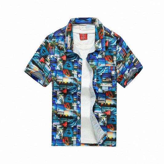 Hawaiian print shirt - globaltradeleader