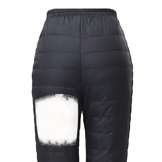 Women's double-sided straight slim slimming warm pants - globaltradeleader