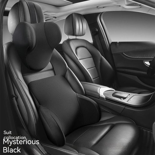 Memory Foam Three-dimensional Hydrophobic Lumbar Support Pillow Oil-proof Light Luxury Comfortable Breathable Car Automotive Headrest