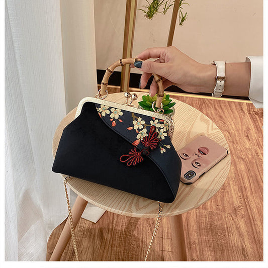 Ethnic Style Hand-Made Qipao Bag Chinese Style Handbag