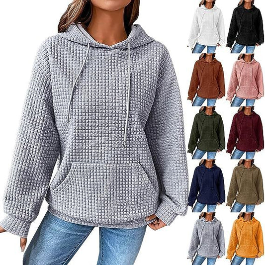 Women's Loose Casual Solid Color Long-sleeved Sweater - globaltradeleader