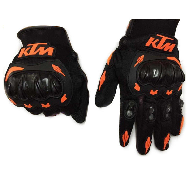 Men's long cycling gloves