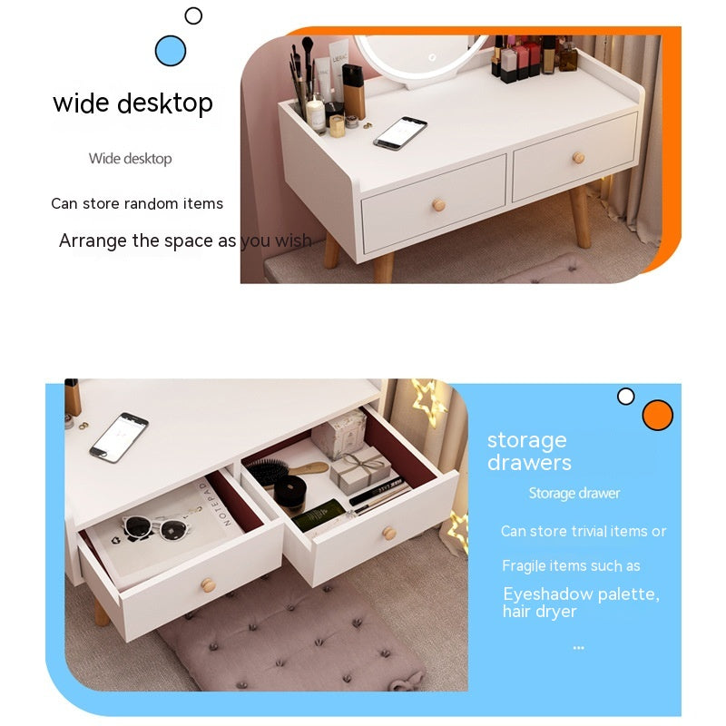 Household Bay Window Dressing Table - globaltradeleader
