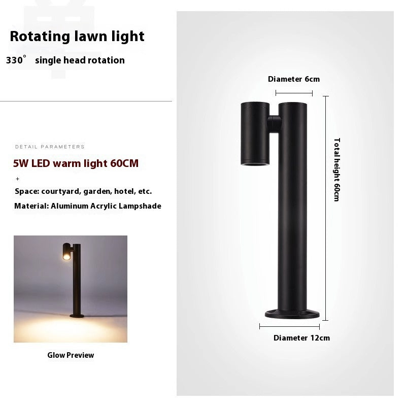 Outdoor Lawn Lamp Adjustable Angle - globaltradeleader