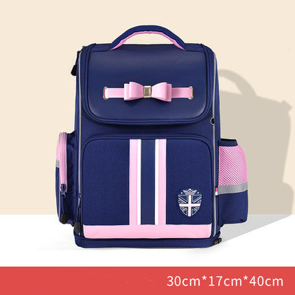 Kk tree school bag primary school girl 6-12 year old child 1-3-6 grade girl backpack shoulder ridge reduction