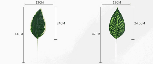 Turtle leaf simulation plant