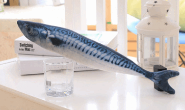 Simulation golden dragon fish pillow doll plush toy