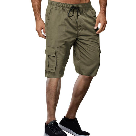 Fashion Sports Loose Multi-pocket Tether Shorts Men - globaltradeleader