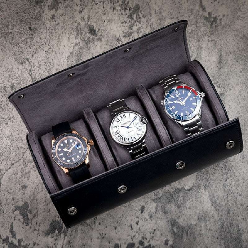 Travel Watch Bag Convenient Style Leather Box For Men And Women