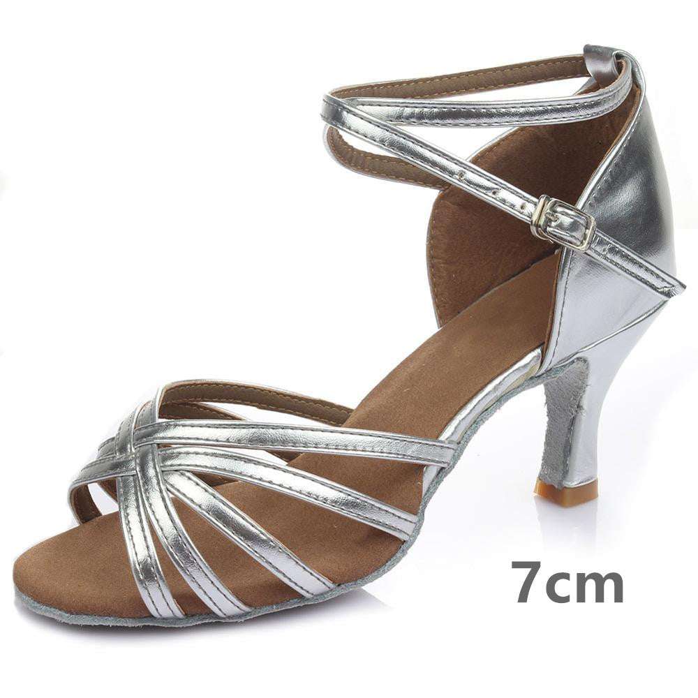 Indoor satin Latin dance shoes - globaltradeleader