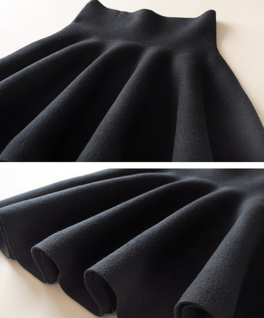 Draped Knitted Short Skirt - globaltradeleader