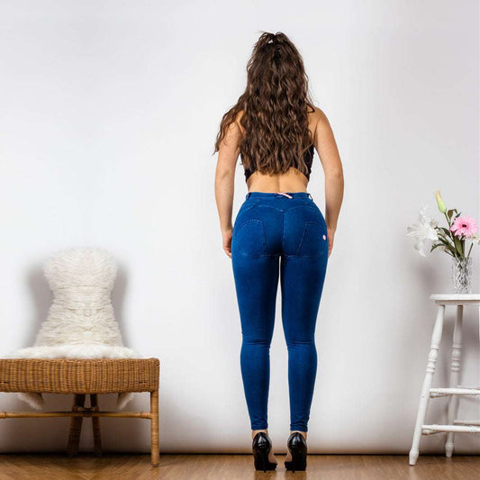 Shascullfites Melody Bum Lift Jeggings Push Up Pants Four Ways Stretchable Super Skinny Leggings - globaltradeleader