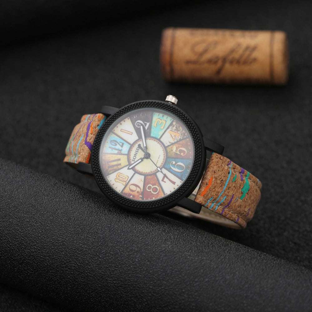 Casual Vintage Leather Women Quartz Wrist Watch Gift Clock - globaltradeleader