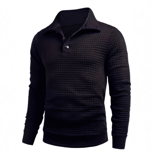 Fashion Brand Large Buttons Long-sleeved Top - globaltradeleader