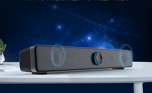 Long speaker notebook mobile phone desktop audio